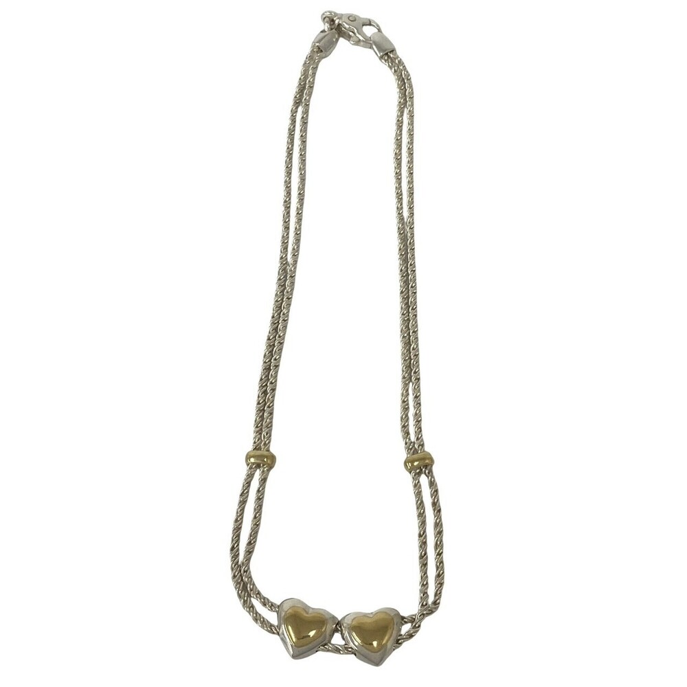 TIFFANY 18k Gold Heart Necklace